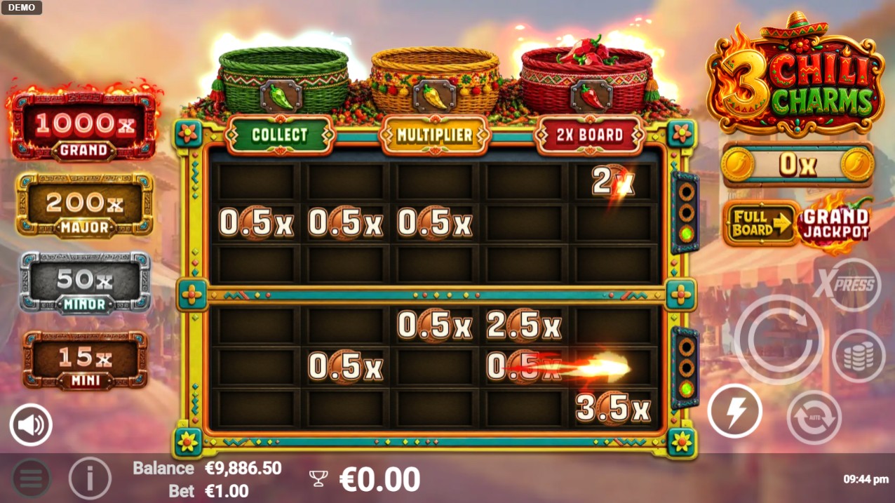 3 Chili Charms by AvatarUX — 96% RTP High volatility 15,000x max win bonus round