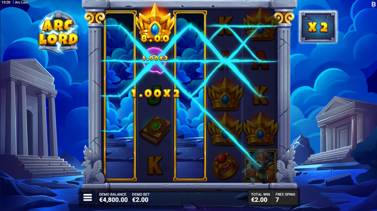 Arc Lord by Backseat Gaming — bonus round free spins feature