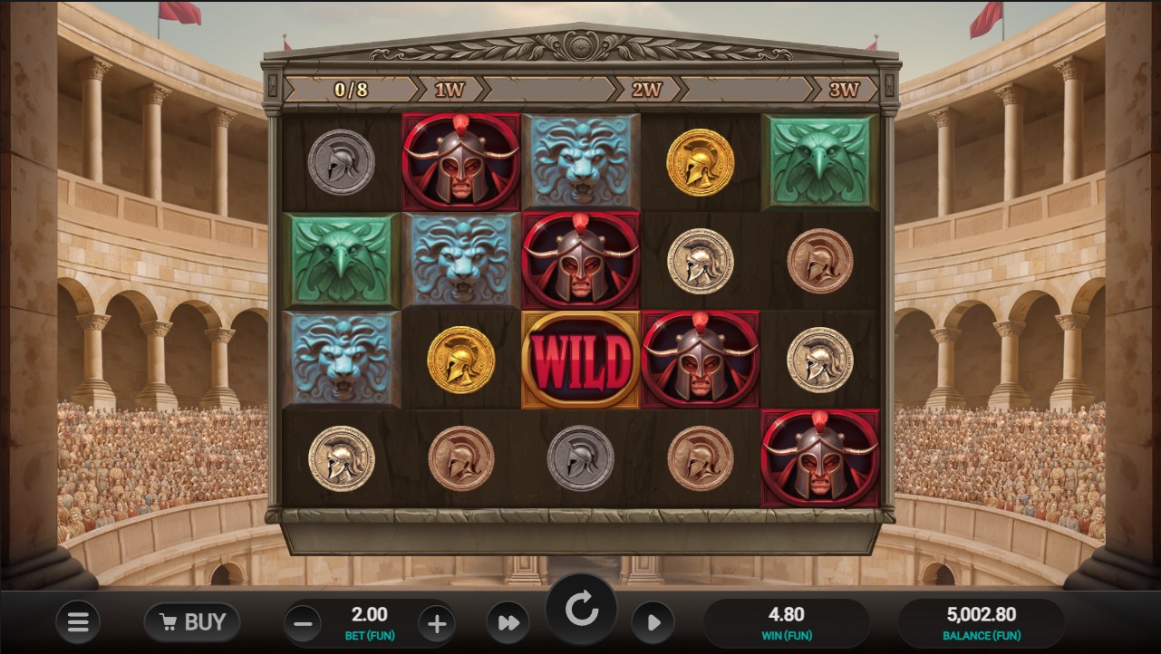 Arena of Fortune by Relax Gaming – 96.10% RTP High volatility 5,000x max win base game