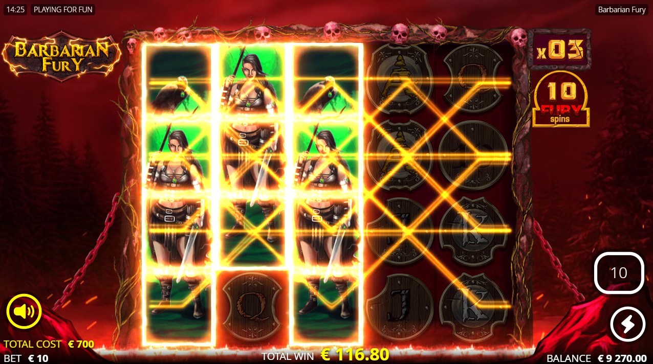 Barbarian Fury by Nolimit City – 96.06% RTP High volatility 8,785x max win bonus round