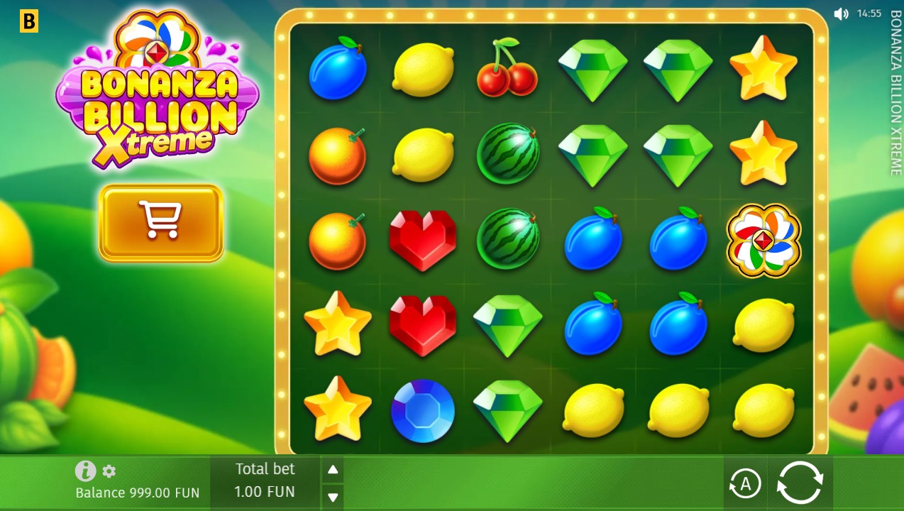 Bonanza Billion Xtreme by BGaming – base game 6x5 cluster pays tumble mechanic Multiplier Bombs