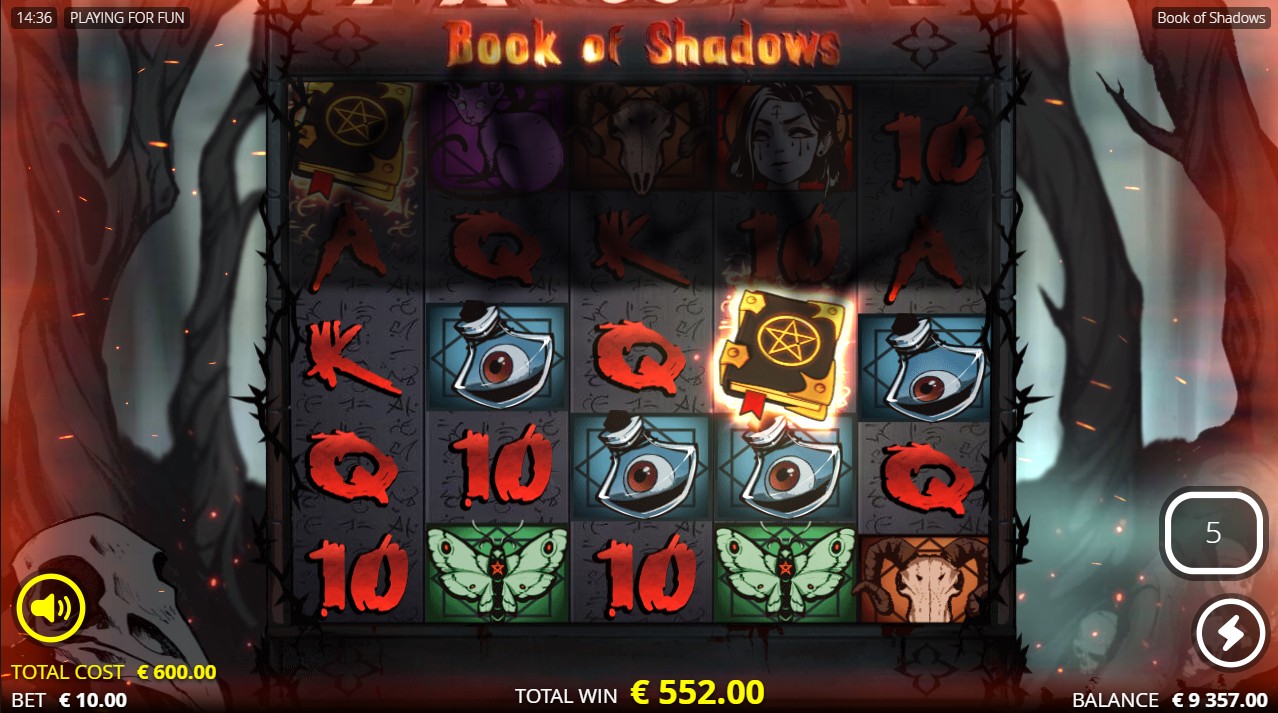 Book of Shadows by Nolimit City – 96.01% RTP High volatility 30,338x max win bonus round