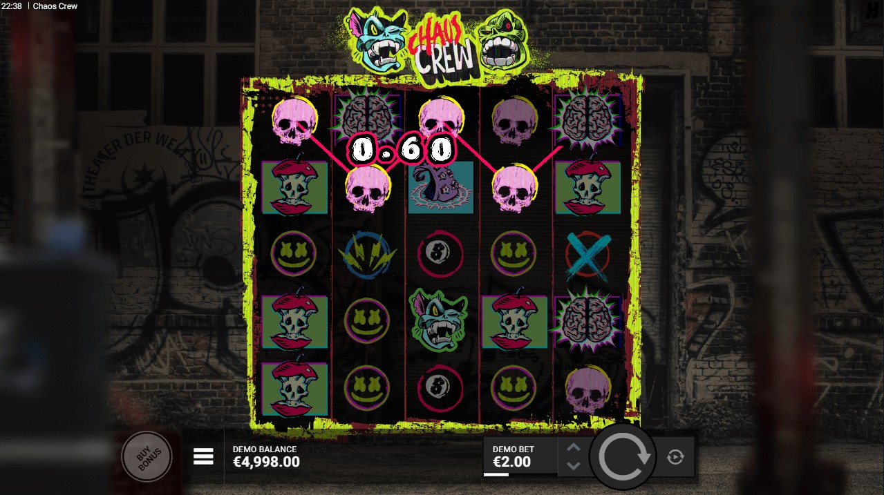 Chaos Crew by Hacksaw Gaming – 96.3% RTP High volatility 10,000x max win base game