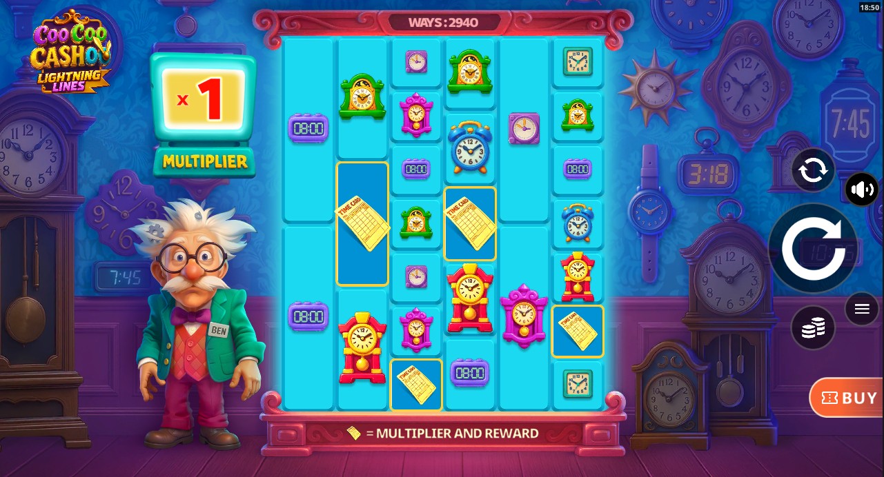 Coo Coo Cashoo by Yggdrasil Gaming – base game Megaways up to 117,649 ways 96% RTP High volatility