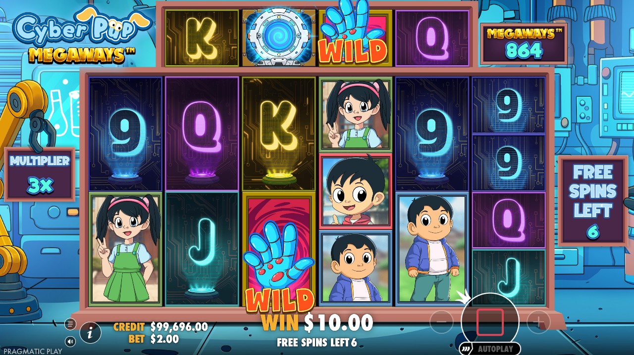 Cyber Pup Megaways by Pragmatic Play – bonus round