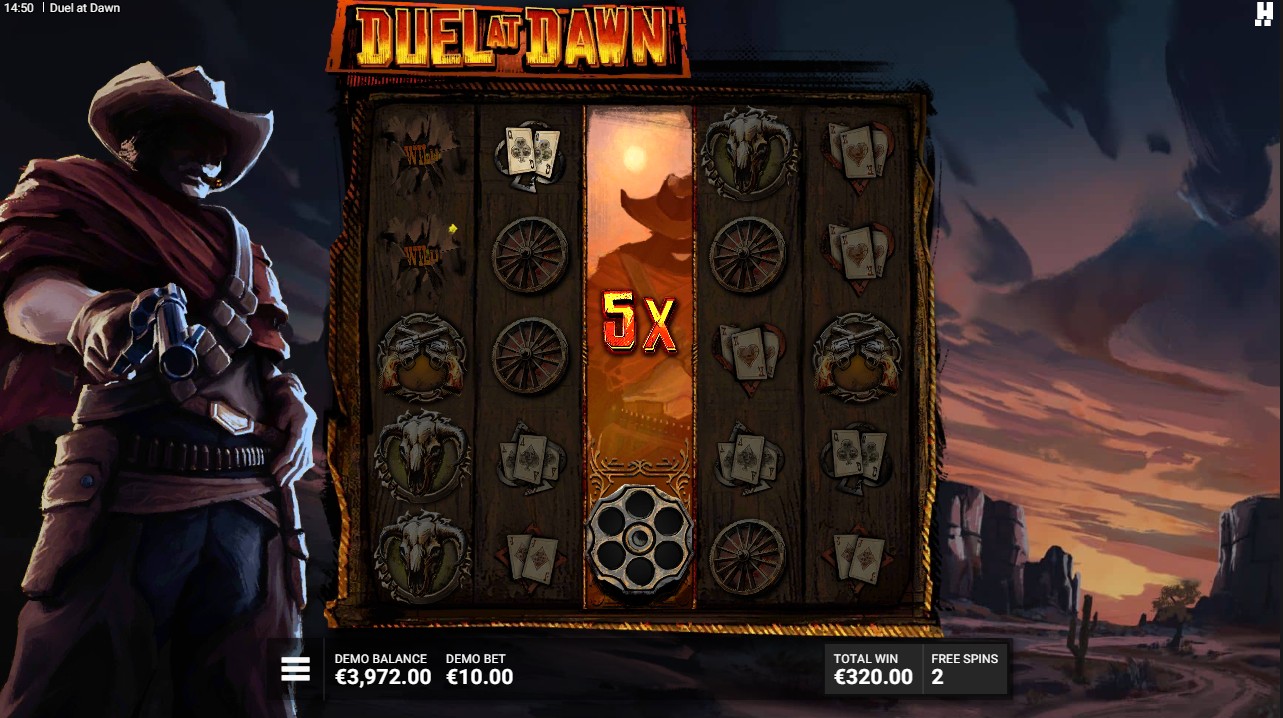 Duel at Dawn by Hacksaw Gaming – 96.30% RTP High volatility 15,000x max win bonus round