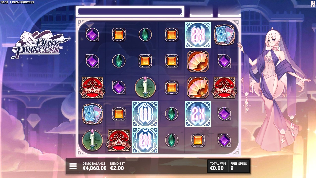 Dusk Princess free spins – cluster pays bonus feature 10,000x max win, Hacksaw Gaming 96.21% RTP