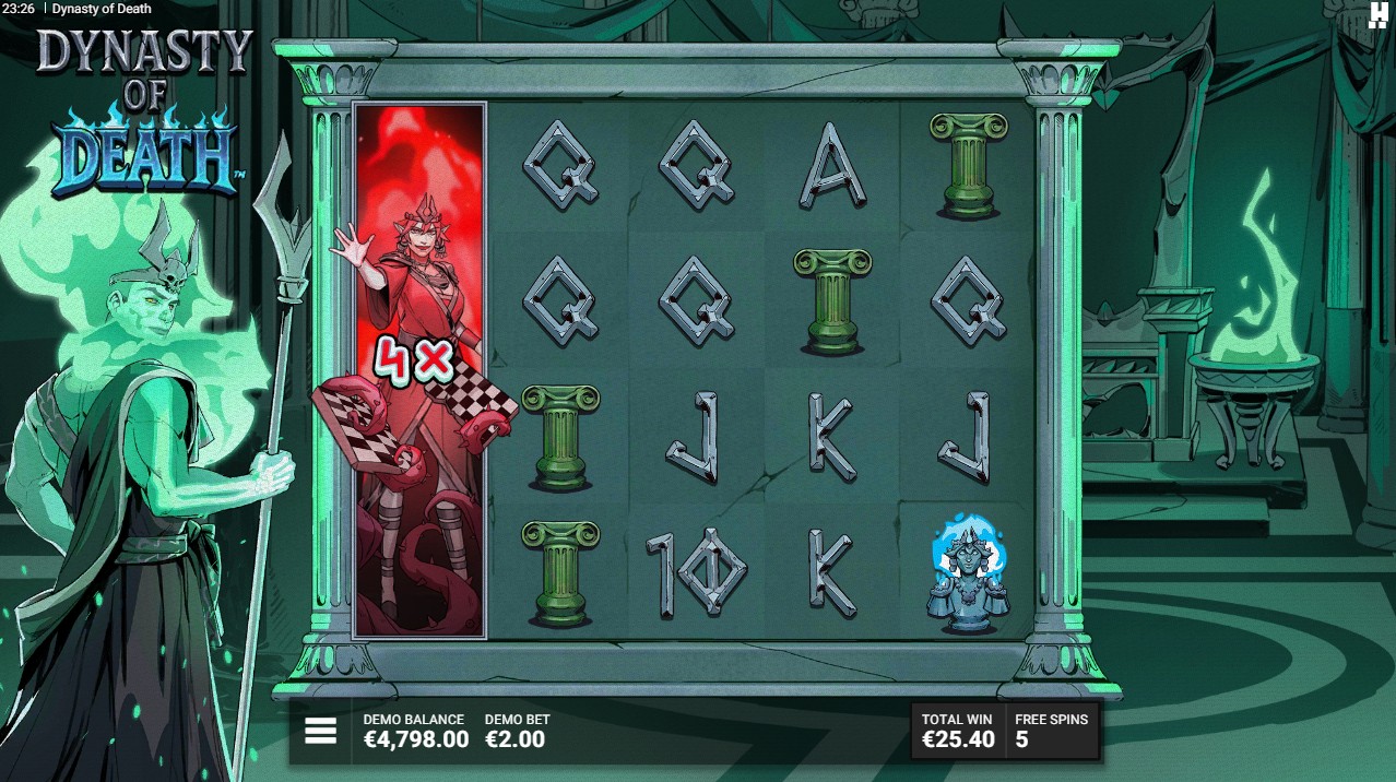 Dynasty of Death bonus – gothic multiplier free spins 12,500x max win, Hacksaw Gaming 96.27% RTP