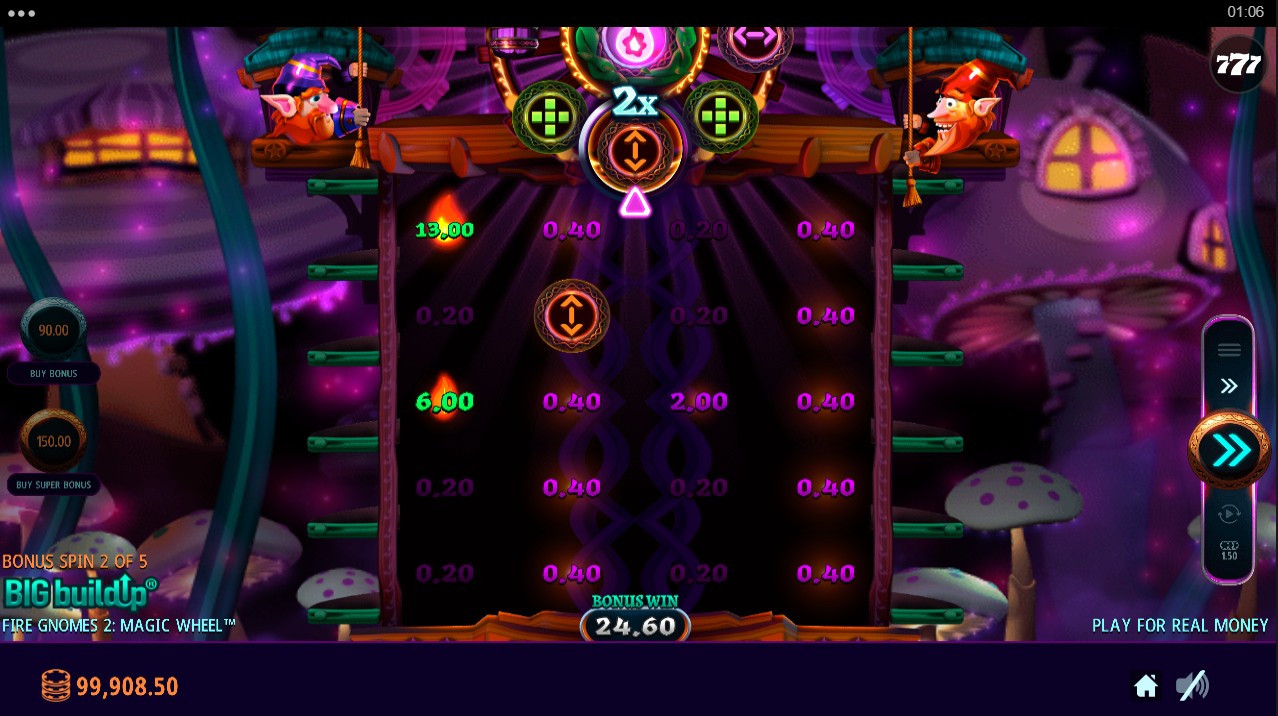 Fire Gnomes 2 Magic Wheel by Crazy Tooth Studio – Magic Wheel bonus round