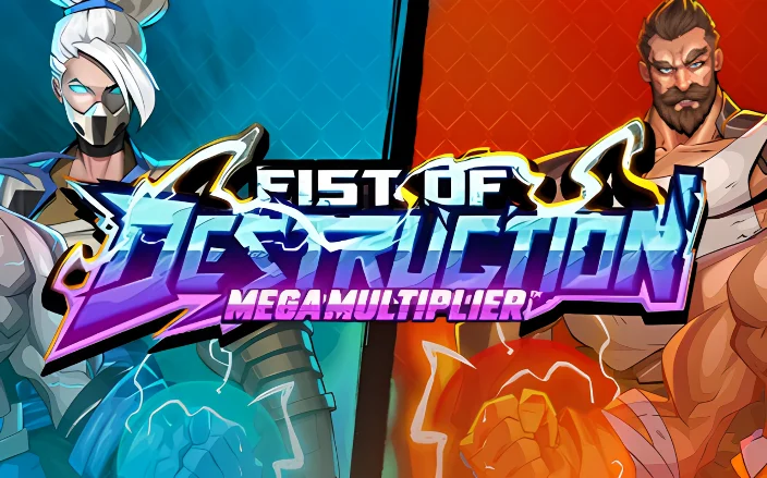 Fist of Destruction Megamultiplier by Hacksaw Gaming — RTP up to 96.23%, High volatility, 15,000x max win