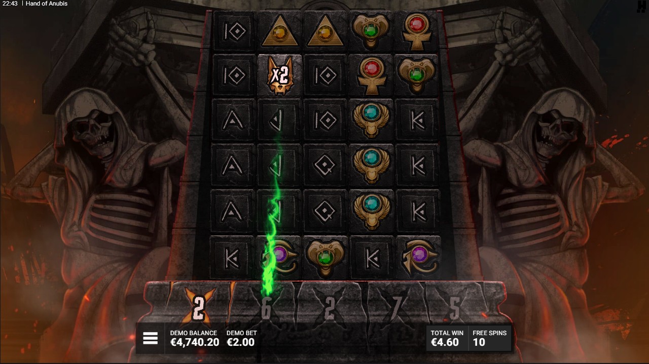 Hand of Anubis by Hacksaw Gaming – bonus feature