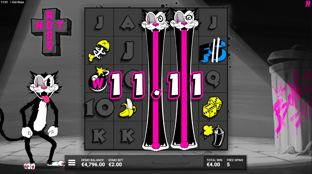 Hot Ross by Hacksaw Gaming – 96.32% RTP High volatility 15,000x max win bonus round