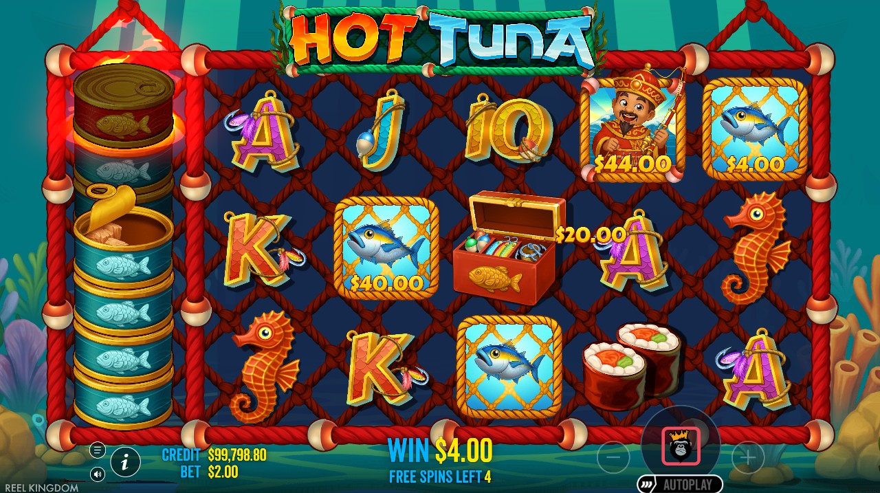 Hot Tuna slot review bonus round free spins Pragmatic Play
