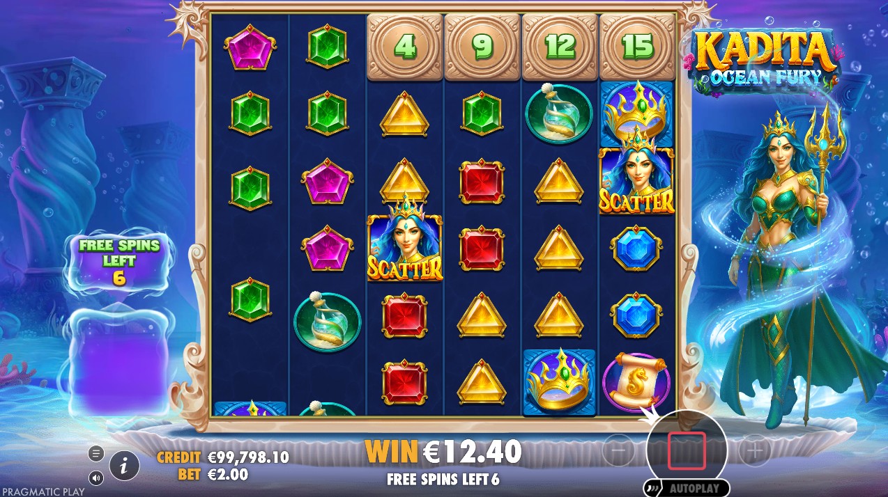 Kadita Ocean Fury free spins – multiplier wilds scatter pays 5,000x max win, Pragmatic Play 96.07% RTP