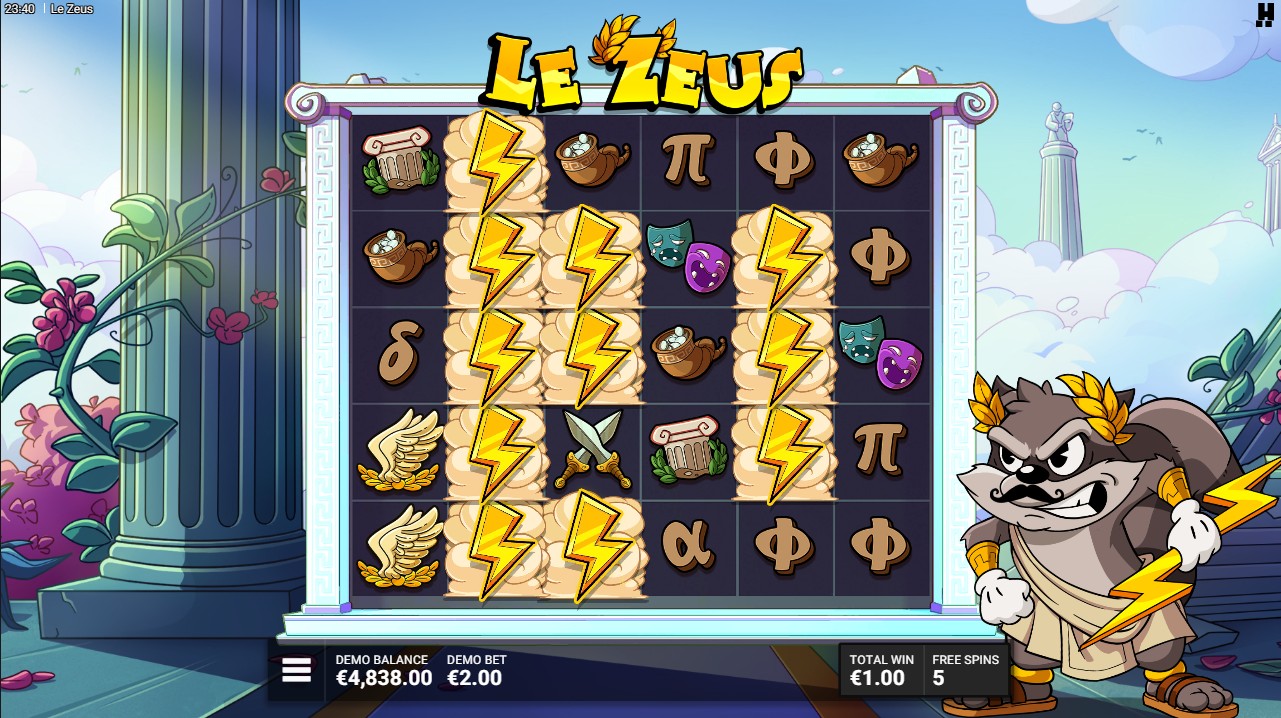 Le Zeus bonus – Zeus cartoon lightning free spins 20,000x max win, Hacksaw Gaming 96.26% RTP