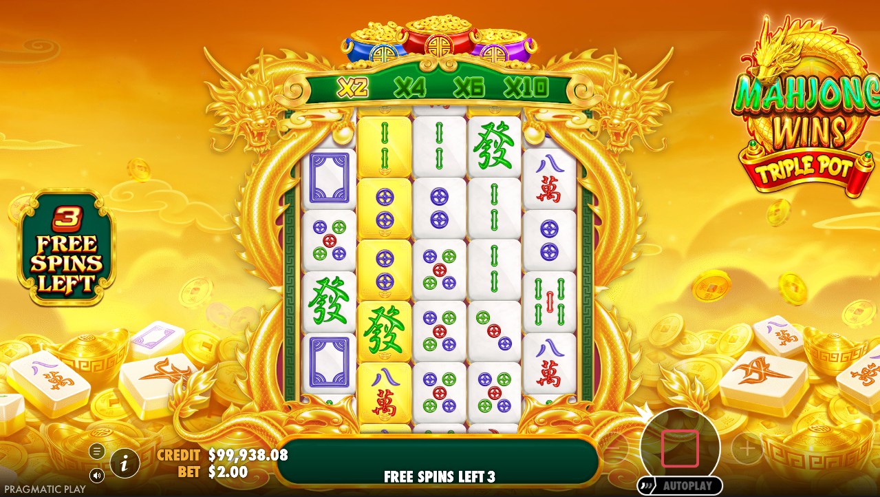 Mahjong Wins Triple Pot by Pragmatic Play – free spins bonus and pot jackpot