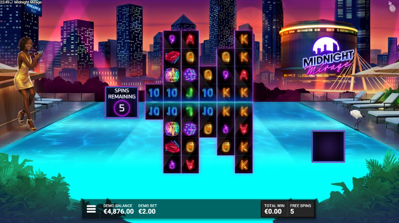 Midnight Mirage by Hacksaw Gaming – High volatility free spins bonus multiplier