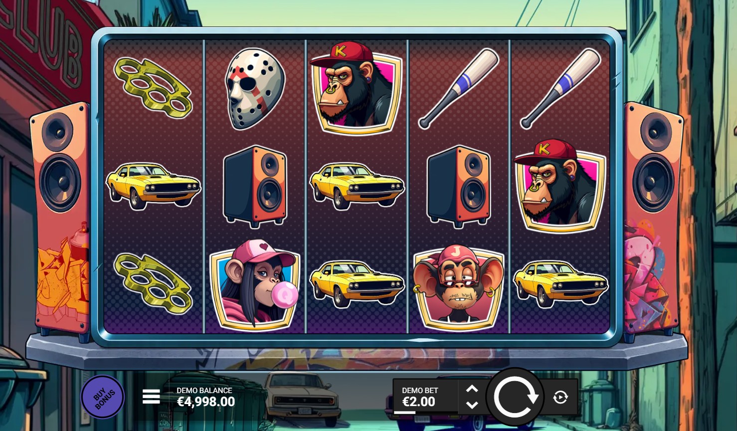 Monkey Frenzy 2 Boss Is Here by Trusty Gaming – base game 5 reels 17 paylines medium volatility