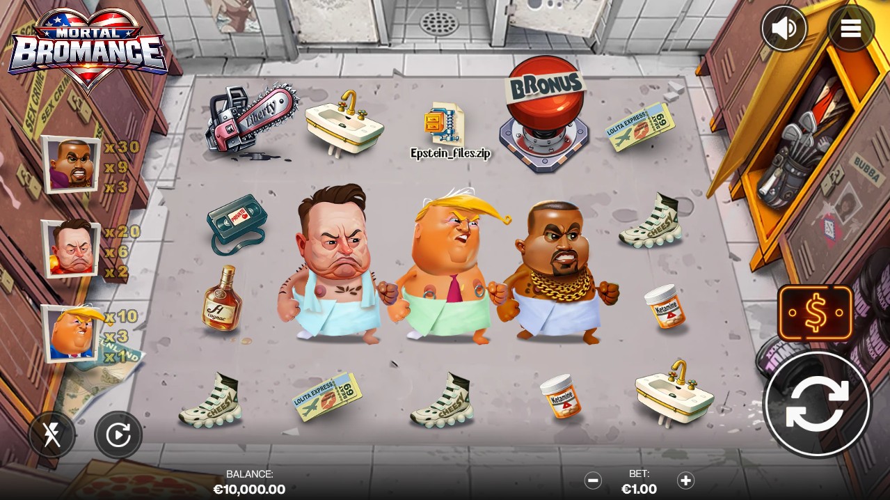 Mortal Bromance by Shady Lady – base game 5-reel 1024 ways