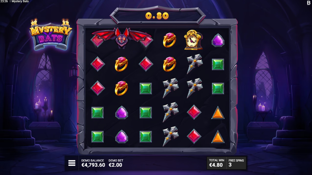 Mystery Bats by Backseat Gaming – free spins bonus round