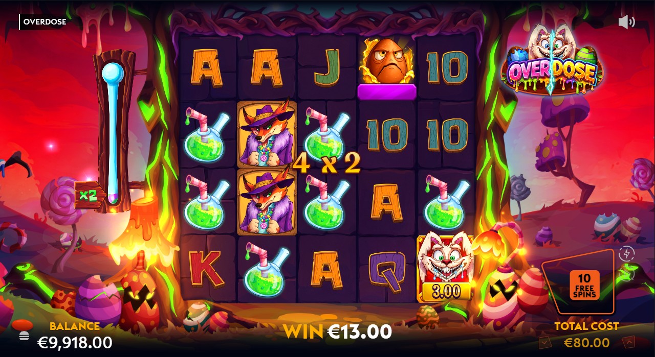 Overdose Slot Review 2026 – Wicked Games by Wicked Games – 96.11% RTP High volatility 50,000x max win bonus round