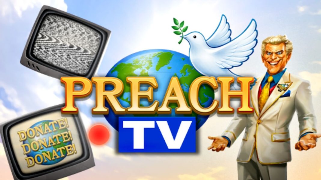 Preach TV by Shady Lady – 96.21% RTP High volatility 20,000x max win pre-release demo