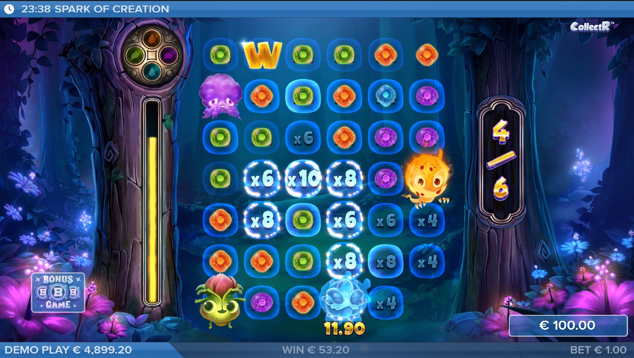 Spark of Creation by ELK Studios — 96% RTP High volatility 10,000x max win bonus round