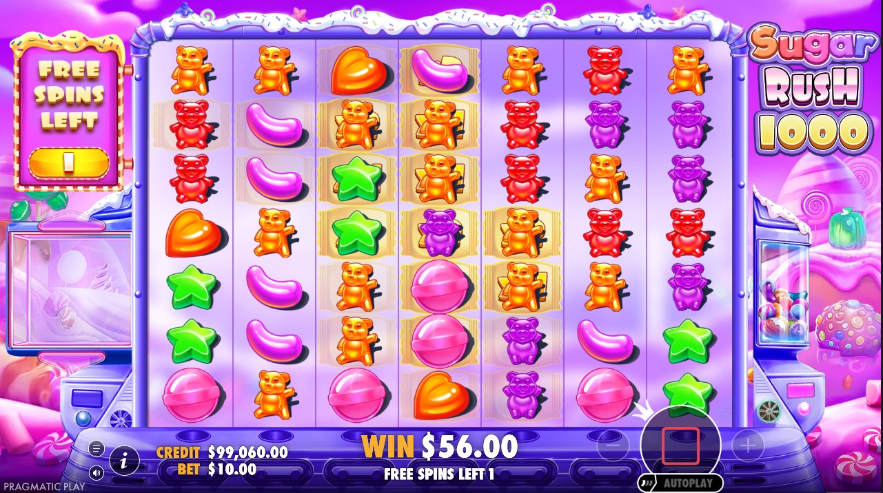 Sugar Rush 1000 free spins – 1,000x multiplier cap candy cascade 25,000x max win, Pragmatic Play 97.5% RTP