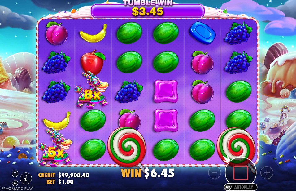 Sweet Fiesta free spins – sticky wilds candy theme 5,000x max win, Pragmatic Play 96.5% RTP