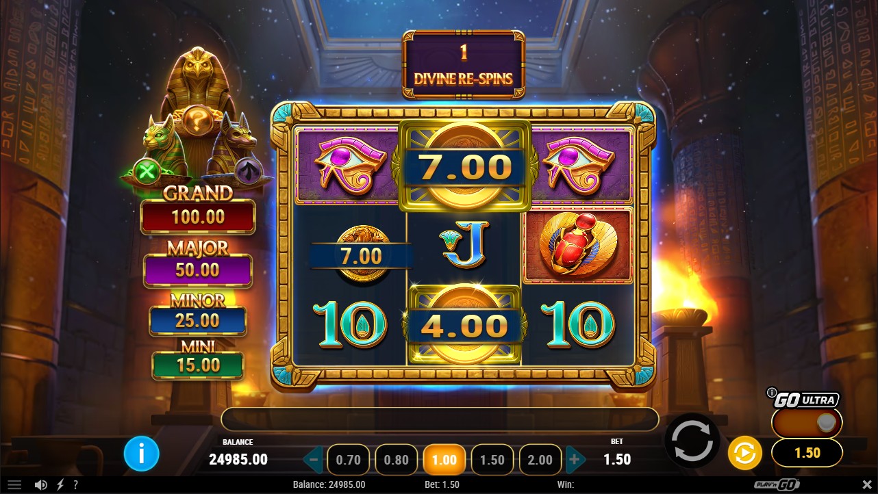 Temple of Three by Play'n GO – bonus feature