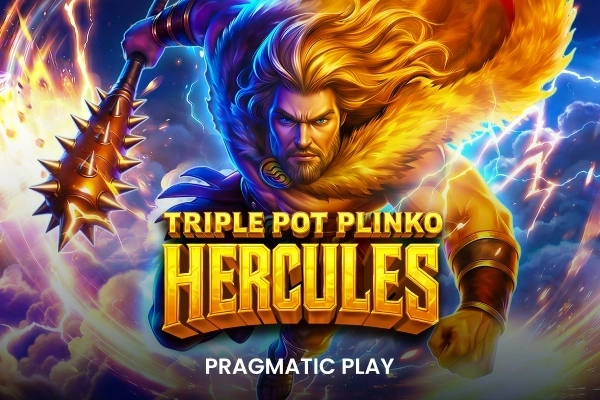 Triple Pot Plinko Hercules by Pragmatic Play — 96.55% RTP, Low volatility, 10,000x max win