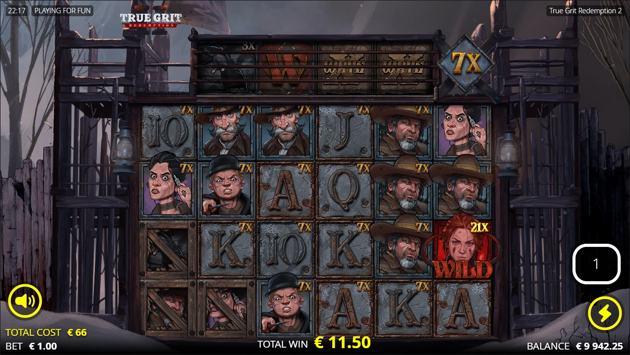 True Grit Redemption 2 by Nolimit City – bonus round