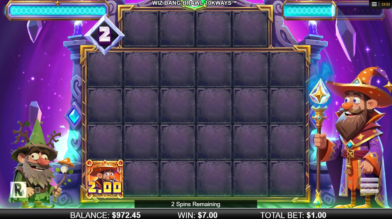 Wizbang Brawl 10K Ways bonus – 10,000 ways magic brawl free spins, ReelPlay 96.13% RTP